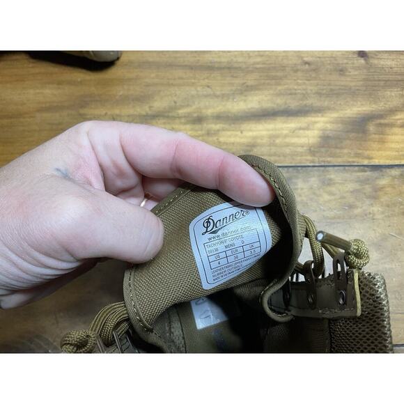 Danner Tachyon 8" Coyote Men's Suede/Canvas Tactical Boot Size 4 - Picture 8 of 9